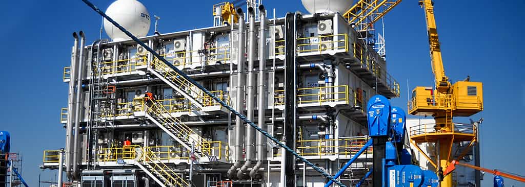 A large refinery